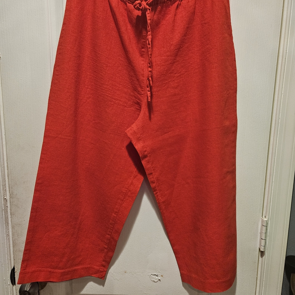 DKNY Vibrant Red Pants